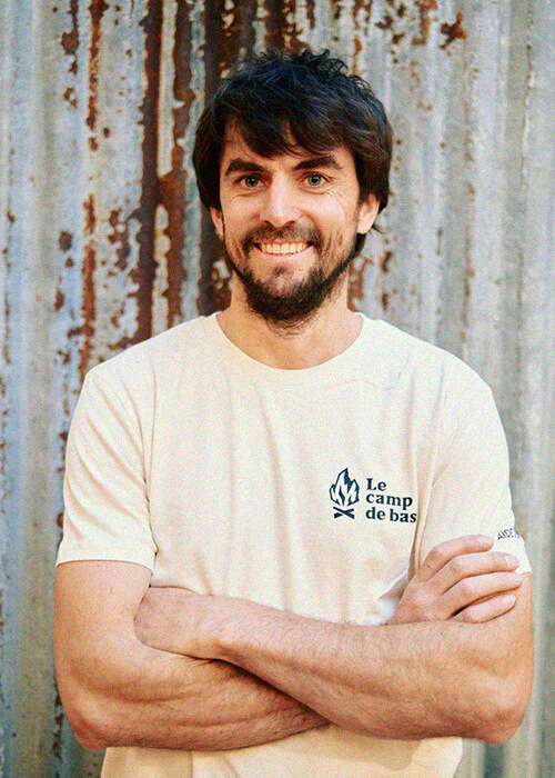 Stéphane Hanssens est l'un des fondateur de la salle d'escalade le camp de base.